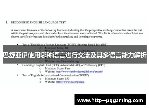 巴舒亚伊使用哪种语言进行交流及其多语言能力解析